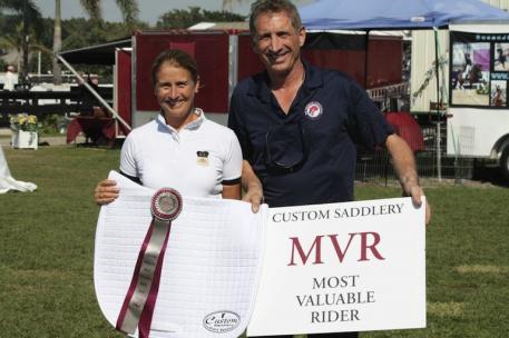 Tinne Vilhelmson-Silfven and Charlie Tota of the Dressage Connection.