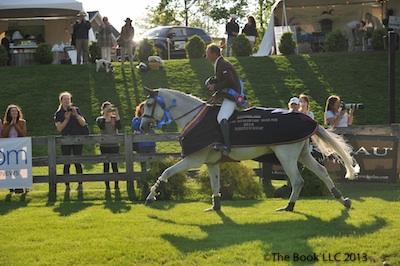 Todd Minikus and Uraguay in their victory gallop   The Book LLC 2013