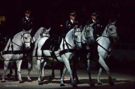 The U.S. Army’s Caisson Platoon will give an exhibition on Military Night. Photo © Shawn McMillen Photography.