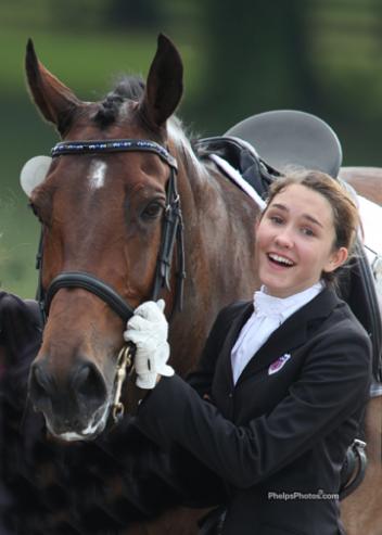 Emerging Dressage Athlete graduate yden Uhlir won individual Gold at the 2012 North American Junior Young Riders' Championships