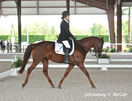 Ashley Gowanlock (CAN) Grade Ib and Collegiate Sweet Leilani, owned by Kendalyne Overway.