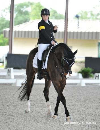 Sydney Collier (USA) Grade Ib and NTEC Cuplee, owned byPatricia Mendenhall.