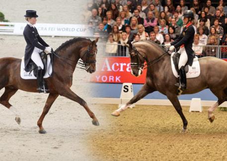Defending Reem Acra champions, Germany's Helen Langehanenberg and Damon Hill NRW, will face the toughest of opposition from Olympic and European champions Charlotte Dujardin and Valegro from Great Britain (Photo: FEI/Karl Heinz Freiler, Kit Houghton.)