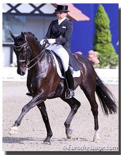 Dorothee Schneider and Van the Man at the 2011 CDI Hagen (Photo: © Astrid Appels)