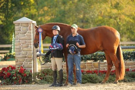 Victoria Colvin and Way Cool. Photo copyright Parker/The Book LLC.