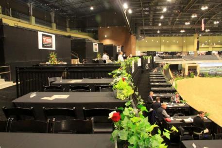 The beautiful Taylor Harris Club at the Alltech National Horse Show offers great views, fabulous food and first class service.