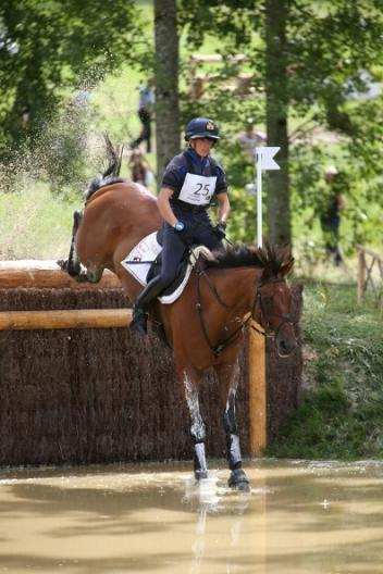 Italy’s Vittoria Panizzon and Merlots Magic led from start to finish to claim victory in the Eventing test event at Haras du Pin and Caen in the build-up to next year’s Alltech FEI World Equestrian Games™. (Photo: Roland Thunholm/FEI)