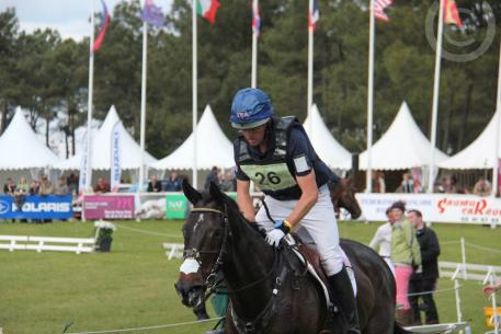  Will Faudree and Andromaque finished the weekend in 4th.  Way to go Will!  Photo via Uptown Eventing&rsquo;s facebook page&ndash; check out their photo gallery.