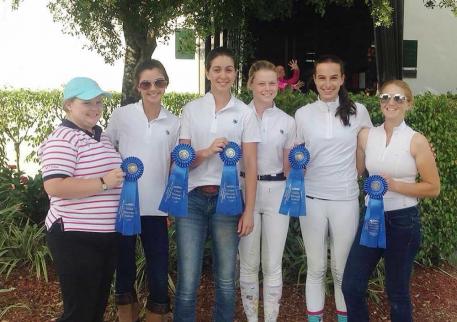 The participants of the Dressage4Kids 2014 Winter Intensive Training Program Photo: Jeff Bryant