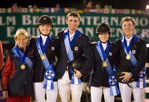 The winning U.S. Young Rider Team (StockImageServices.com)