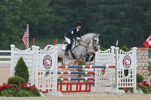  Nicole Doolittle of Area III, the Eventing CCI1* Individual and Team Gold medalist, riding Tops (Brant Gamma Photos)