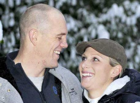 Zara Phillips and Mike Tindall    