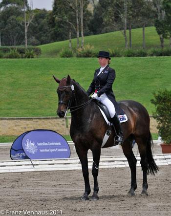 Chantal Wigan and Ferrero (Photo: Franz Venhaus)