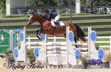 Adult Amateur Individual Gold Medalist Kate Jenks aboard Breakfast at Tiffany's. (Photo: Flying Horse LTD)