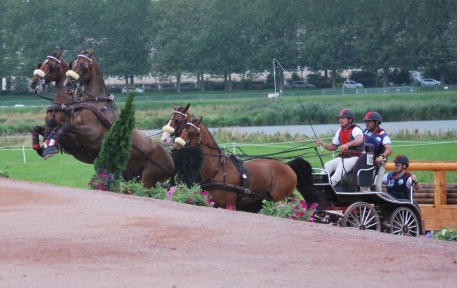 Team Weber on marathon course . (Photo Courtesy of Madeleine Augustsson)