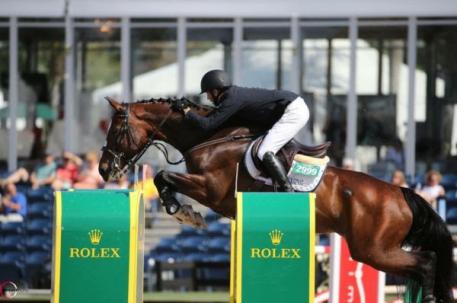 Alvaro Tejada and Voltaral Palo Blanco at the 2015 Winter Equestrian Festival