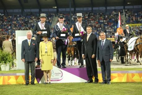 Prize-giving ceremony of the Prize of the Familie Talbot Family  (Photo: Aachen 2015/ Michael Strauch)
