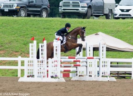 Alex Peterson and Willie Wiggins riding in the CCI* for Clemson University  
