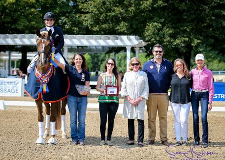 Anna Stovall in Winners Circle