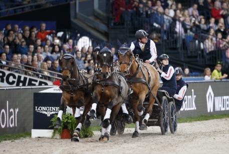 Boyd Exell (AUS) was unable to beat Chardon's very fast and clear second round in Stuttgart
