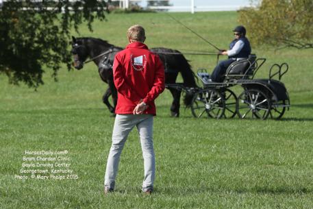 Bram Chardon coaching Karen Smith and Blair
