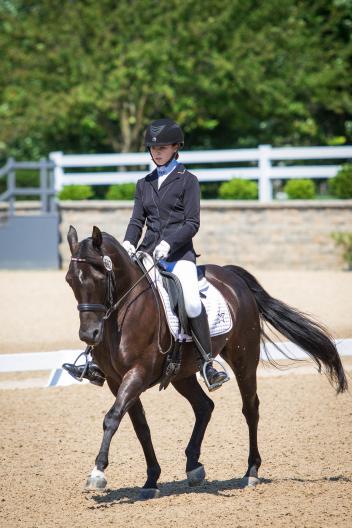 Brynne Varvel and V Back in Black (Photo: Sue Weakley)