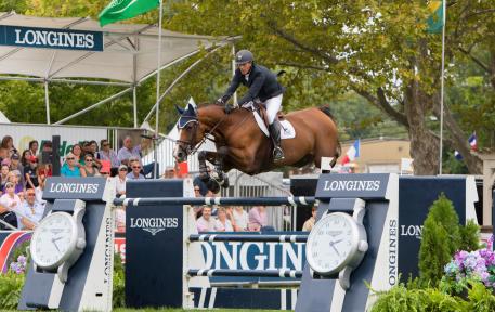 Longines FEI World CupTM Jumping North American league, New York (18 September 2016), Charlie Jacobs (USA) and Cassinja S, second place in the qualifier of this exciting league. 