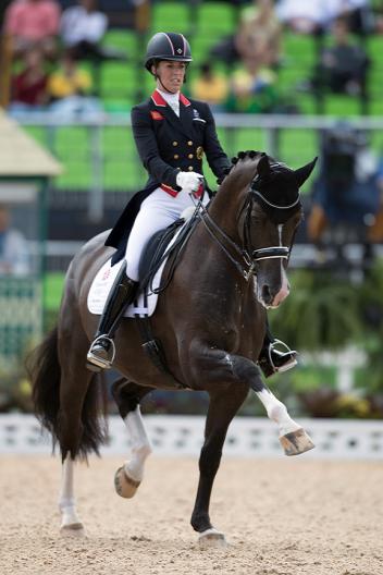 Charlotte Dujardin GBR riding Valegro. Olympic Games Rio 2016