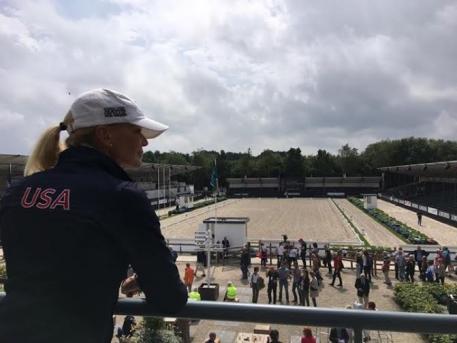 National Trainer Christine Traurig, Ermelo, World Championships of Young Dressage Horses