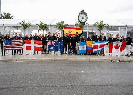 Participants in the 2016 Stillpoint Farm Nations' Cup CDIO 3* at AGDF prior to the start of competition.