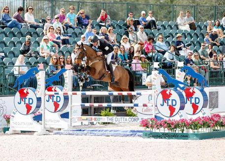 Daniel Jocelyn and Devil Munchkin test the stadium course at PBIEC.