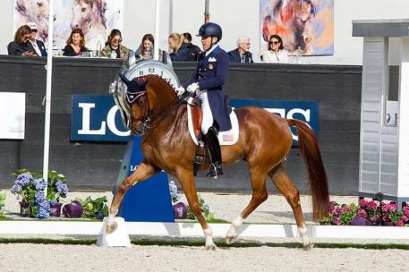  Dr. Cesar Parra and Don Cesar delivered exceptional performances in the FEI World Breeding Dressage Championships 