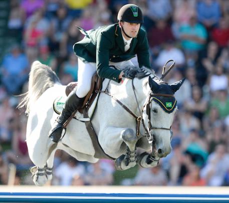 Eduardo Menezes of BRA riding Quintol  