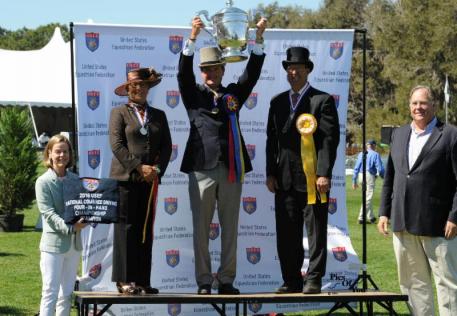Chester Weber Receives USEF Four-In-Hand Trophy 