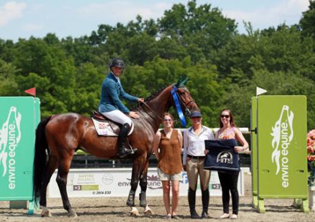 Gavin Moylan and Pernod winning the $30,000 HITS Grand Prix. 