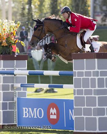 Ian Millar of Perth, ON, and Dixson, owned by Susan and Ariel Grange.