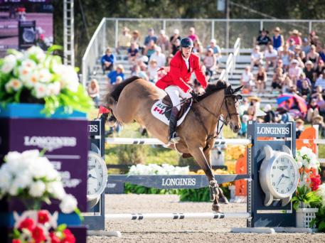 Longines FEI Nations Cup™ Ocala FL Ian Millar riding Dixon CAN Photo FEI/Shannon Brinkman