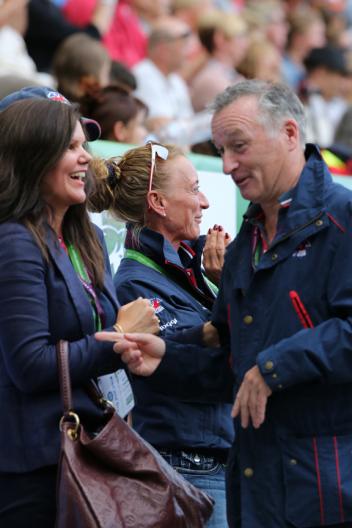 Jane de la Mare with Richard Davison