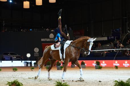 Lukas Heppler (SUI) on Monaco Franze 4, winner of the CVI-W Individual Vaulting Male