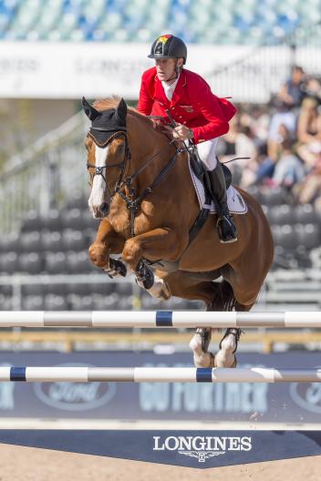 Marcus EHNING (GER) riding "Pret A Tout" 