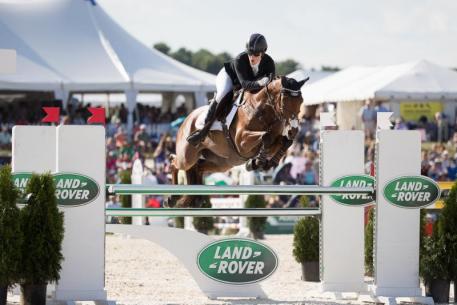 Maya Black and Doesn't Play Fair Jump Clear in Show Jumping Phase