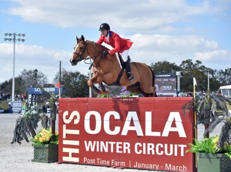 McLain Ward and Rothchild represent the United States in the Furusiyya FEI Nations Cup CSIO4*, presented by Edge Brewing Barcelona at HITS Post Time Farm in Ocala, Florida. 