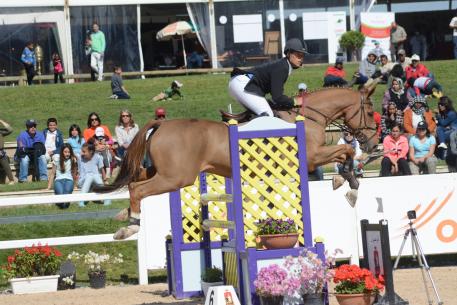 Silver Medalist Philip Correla riding Kilt Bessiere (BER) 