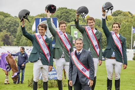 Winning team Brazil Marlon Modolo Zanotelli; Pedro Veniss; Petro Junqueiera Maylaert; Yuri Mansur Chef d'Equipe: LUZ LACERDA Pedro P 
