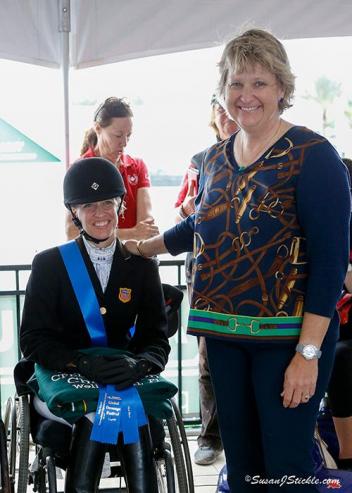 Rebecca Hart and Kristi Wysocki, President of the FEI Ground Jury