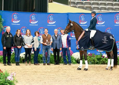 Shannon Stevens’ sight-unseen online purchase of Pik L’s Donabella paid off with a victory in the Fourth Level Open Championship at the 2016 US Dressage Finals presented by Adequan®. 