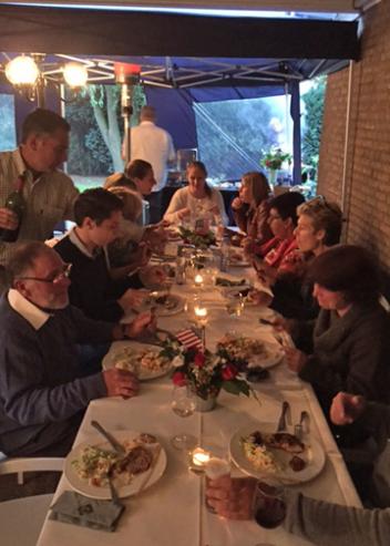 Team USA send off party in Holland as Scott and Kathi Dancer the FEI World Pairs Driving Championships, Fabiansebestyen, Hungary 2015 head to Pairs Driving Championships, Fabiansebestyen, Hungary 2015