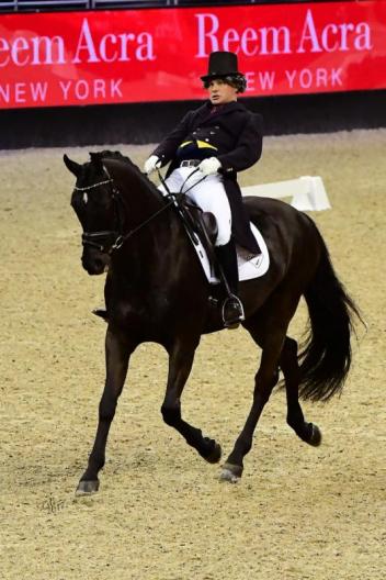 Tristan Tucker entertains with "Fun Dressage".