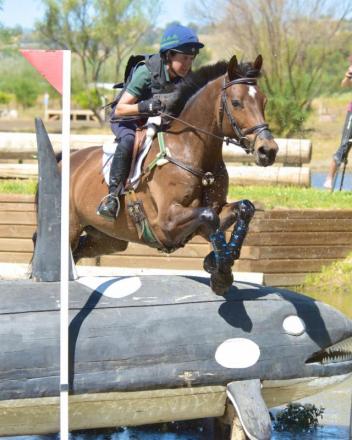 Barb Crabo and Over Easy won the CIC2* at the Galway Downs International Horse Trials. (Sherry Stewart photo)