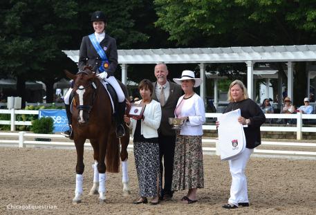 Gold medal winner in the Dressage Seat Medal Final was Bronwyn Cordiak.